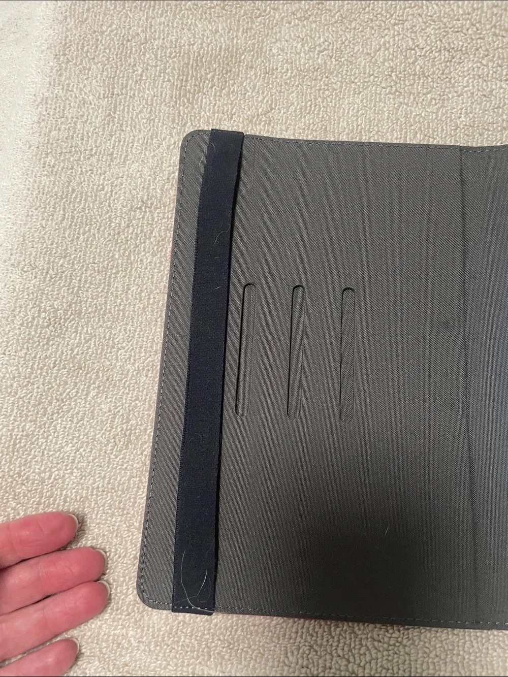 Amazon Black Tablet with Gray Folio Case